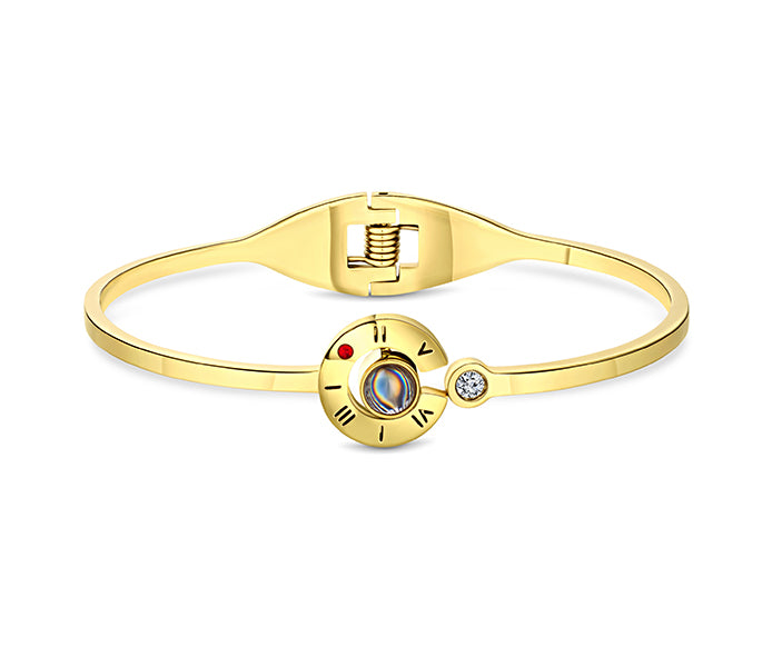 Love Language Bangle in Gold Plating