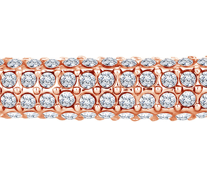 Luminous Bangle in Rose Gold Plating