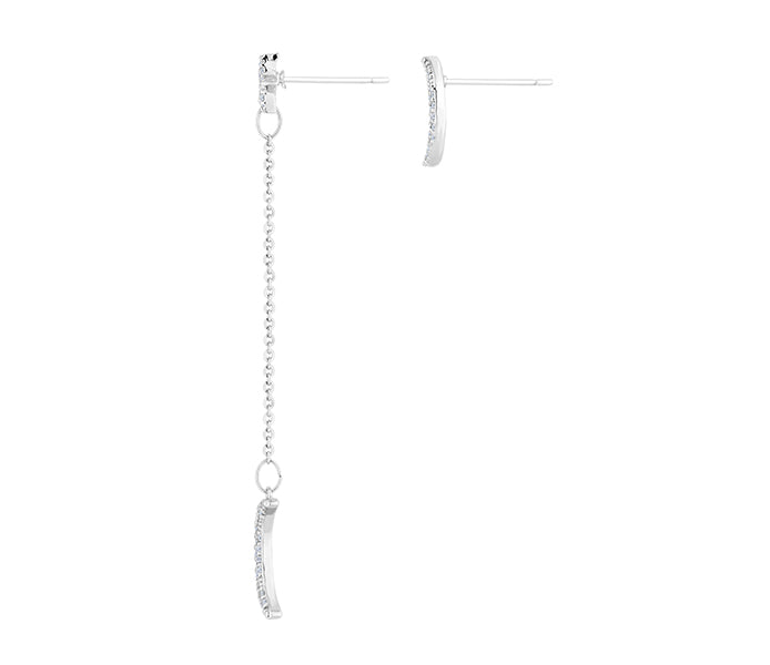 Mismatched Moon and Star Earrings