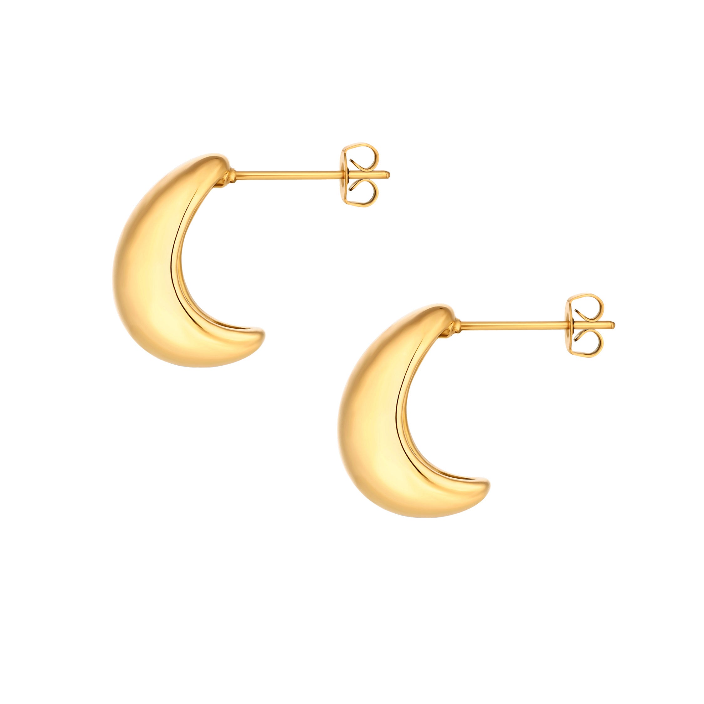 MOON EARRINGS - GOLD