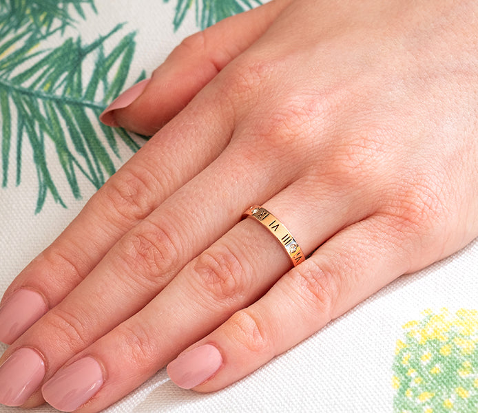 Oracle Ring in Rose Gold Plating