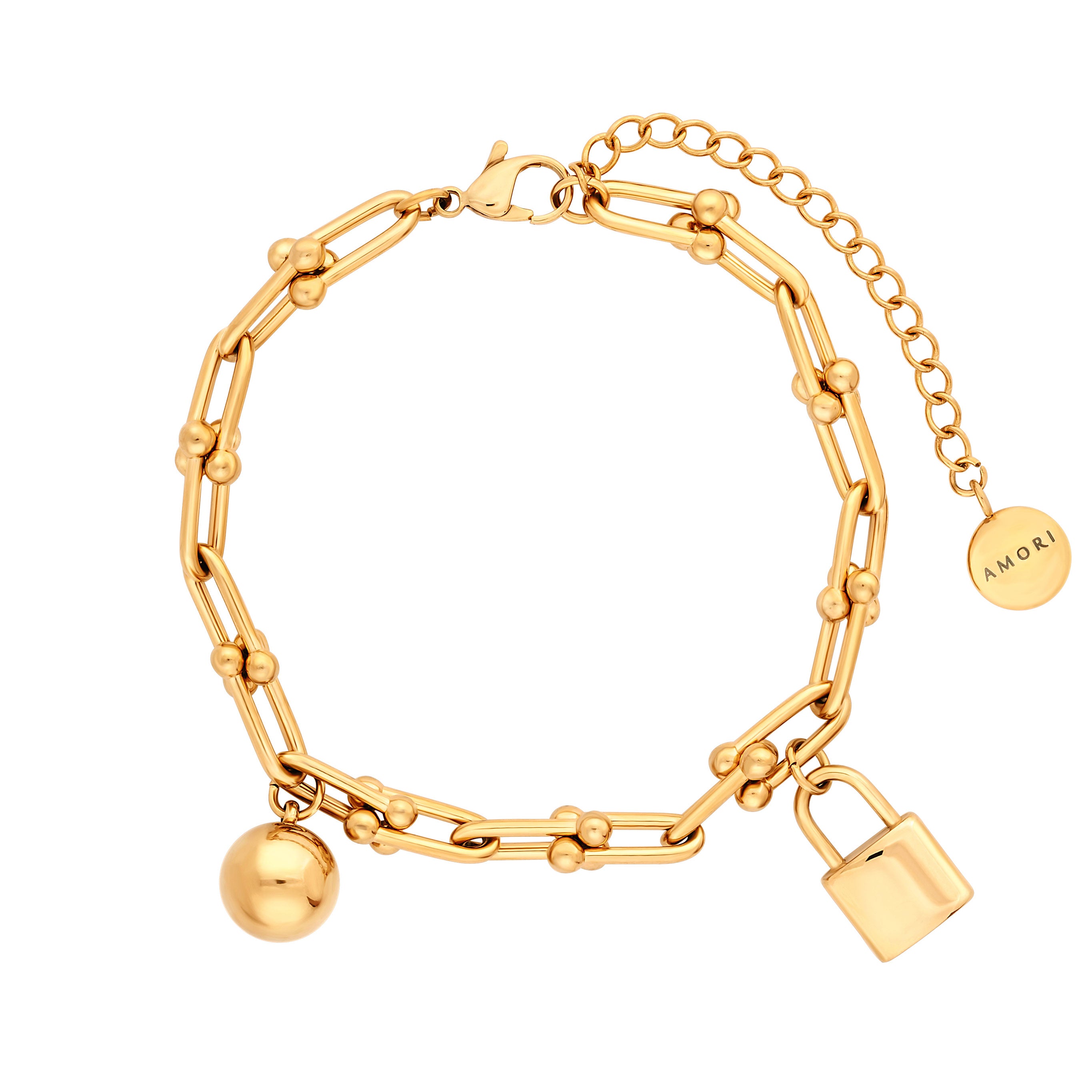 PADLOCK BRACELET - GOLD