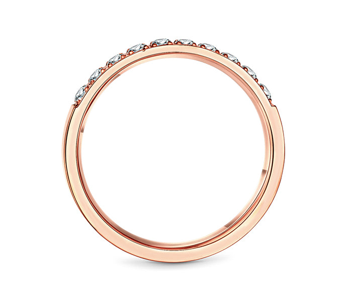 Pavé Ring in Rose Gold Plating