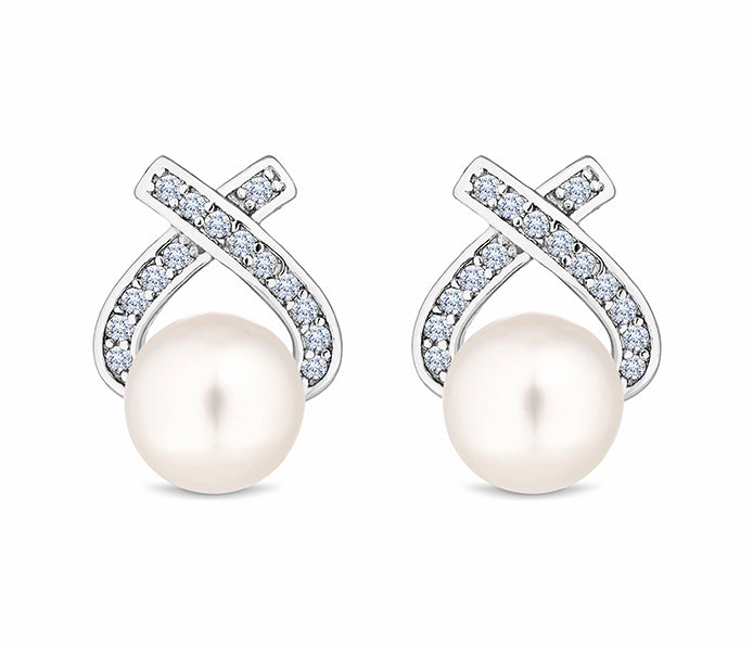 Pearl Crystal Earrings