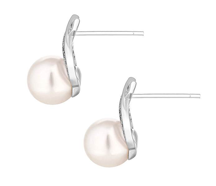 Pearl Crystal Earrings