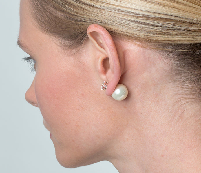 Pearl 2 in 1 Studs