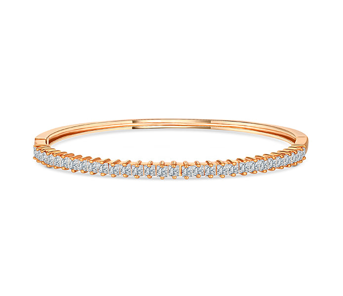 Perpetual Bangle in Rose Gold Plating