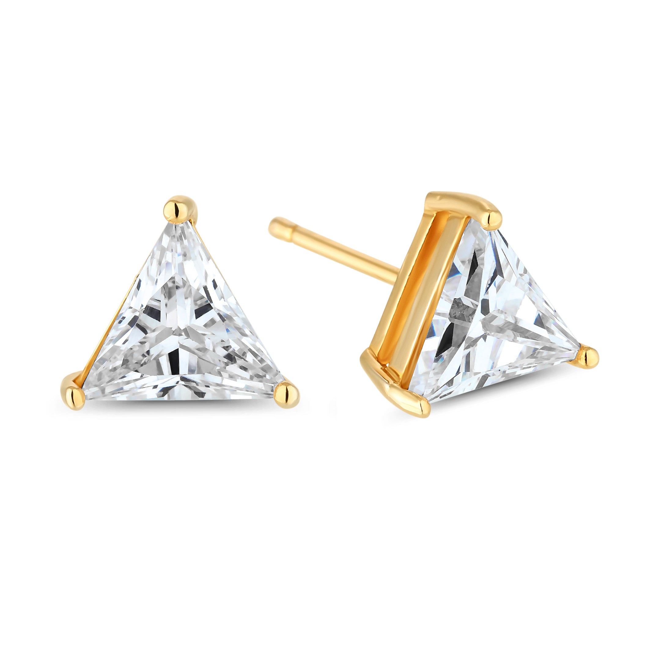 Prism Earrings in Gold