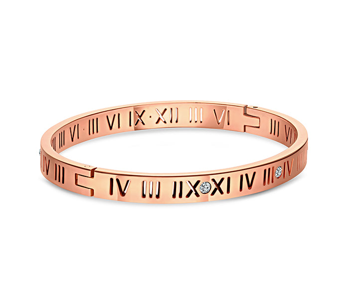 Prophecy Bangle in Rose Gold Plating