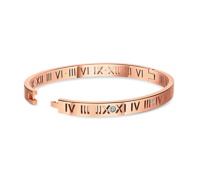 Prophecy Bangle in Rose Gold Plating