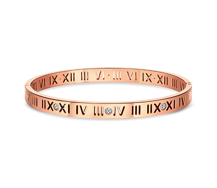 Prophecy Bangle in Rose Gold Plating
