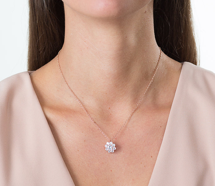 Rose Cluster Pendant