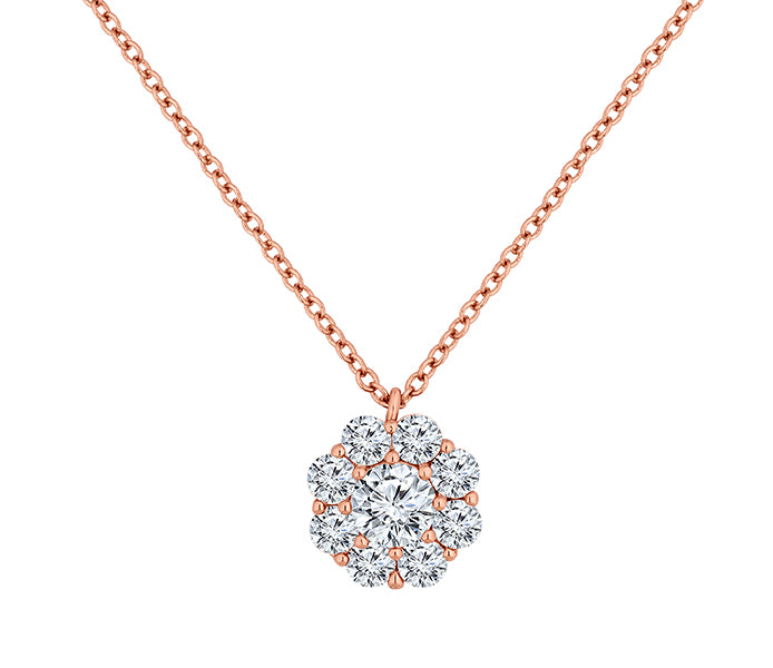 Rose Cluster Pendant