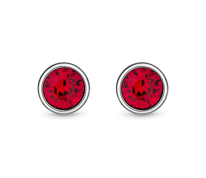 Ruby Circle Stud