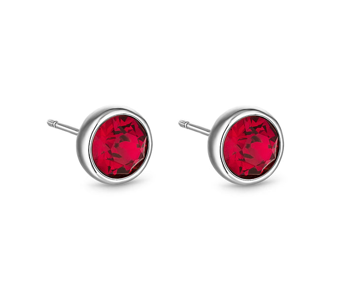 Ruby Circle Stud