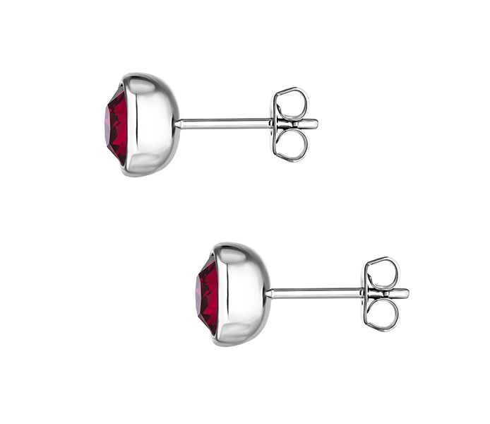Ruby Circle Stud
