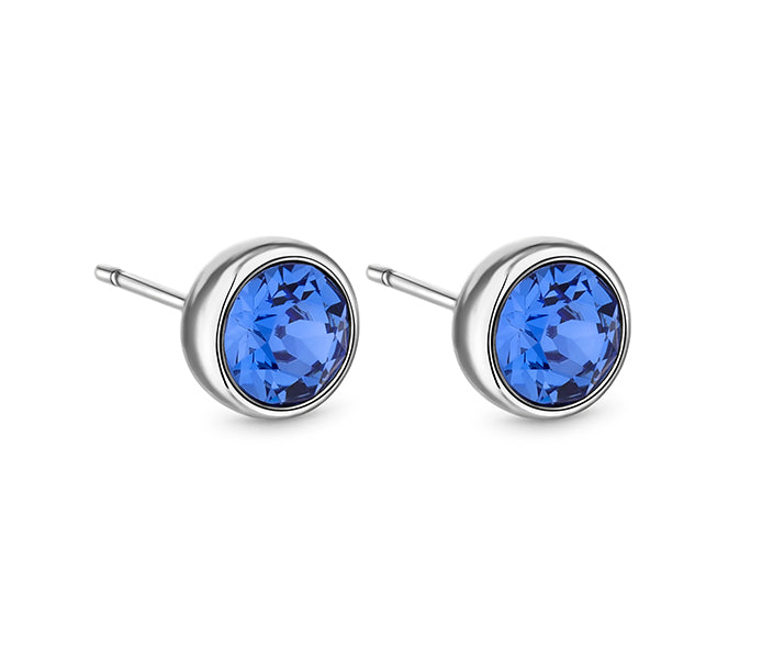 Sapphire Circle Stud