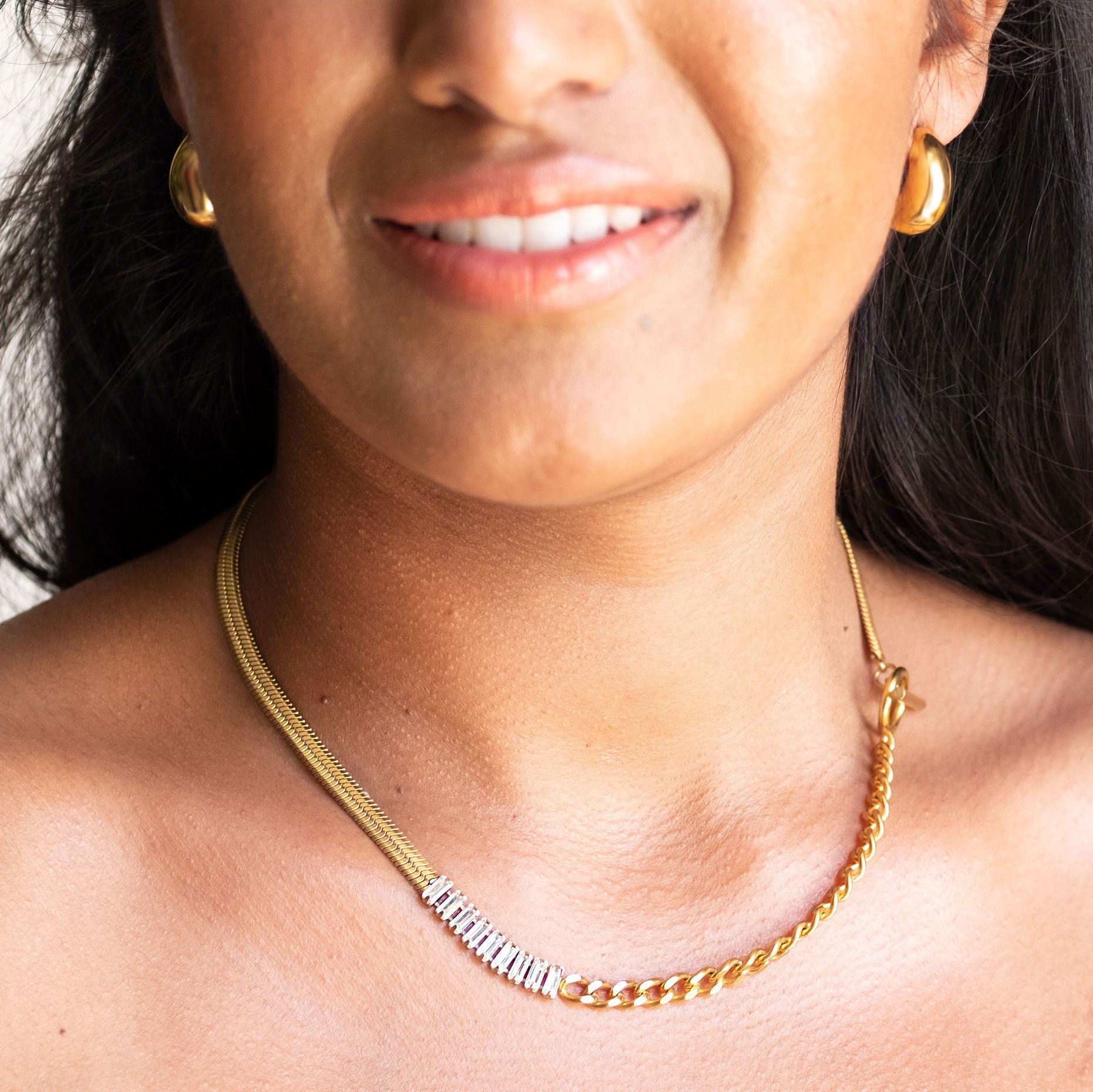 SNAKE NECKLACE - GOLD