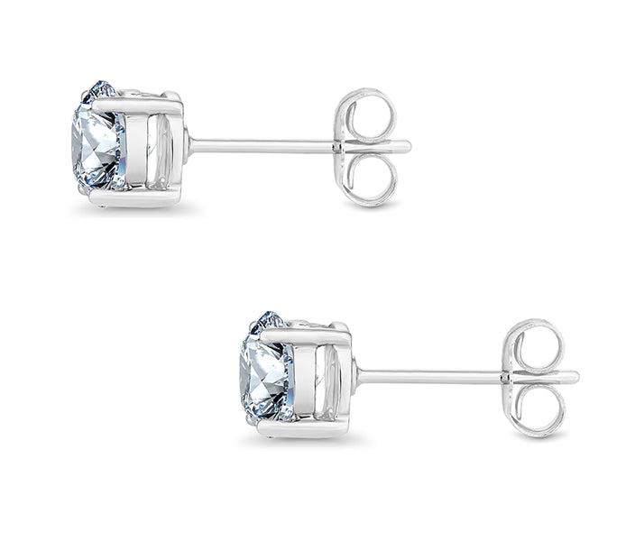 Large Solitaire Crystal Studs