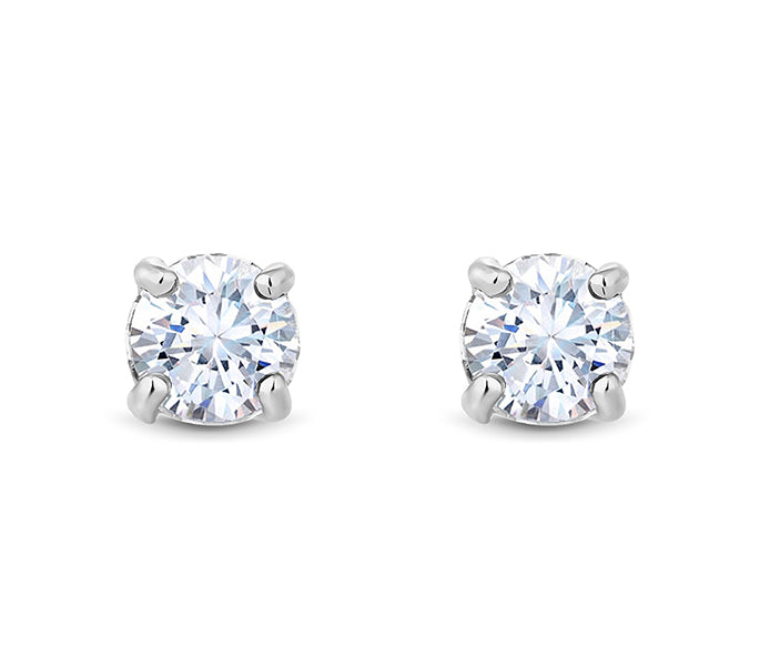 Small Solitaire Crystal Studs