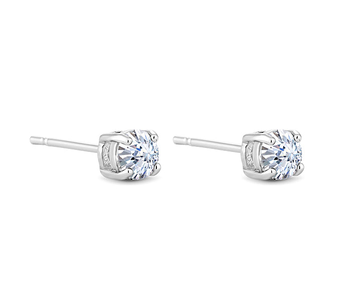 Small Solitaire Crystal Studs