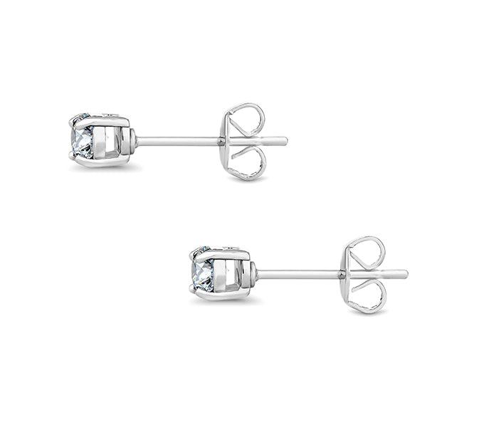 Small Solitaire Crystal Studs