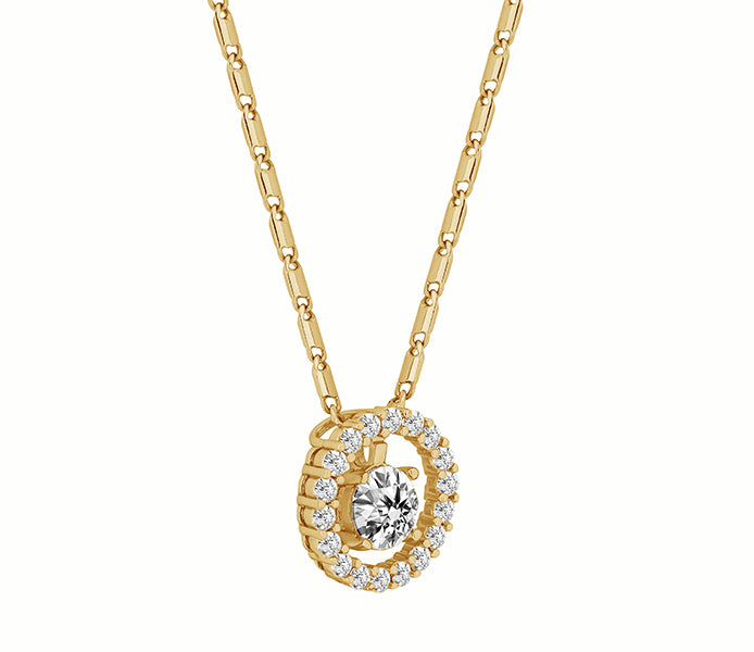 Sosltice Pendant in Yellow Gold Plating