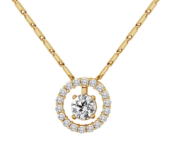 Sosltice Pendant in Yellow Gold Plating