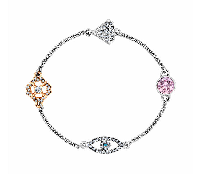 Stacker Magnetic Bracelet with Evil Eye Charm