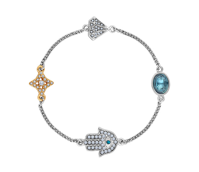Stacker Magnetic Bracelet with Hamsa Hand Charm