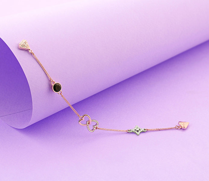 Stacker Magnetic Bracelet with Heart Charm