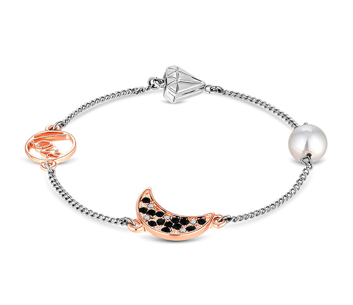 Stacker bra bracelet moon