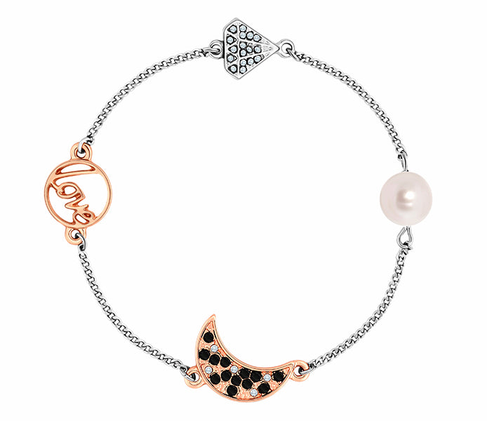 Stacker bra bracelet moon