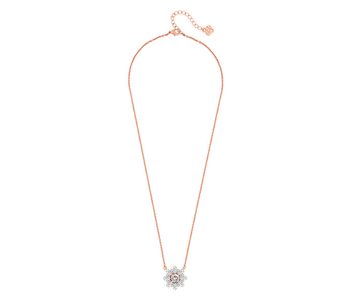 Starburst Necklace in Rose Gold Plating