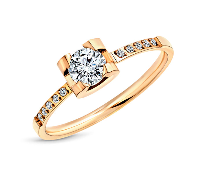 Stella Ring in Rose Gold Plating