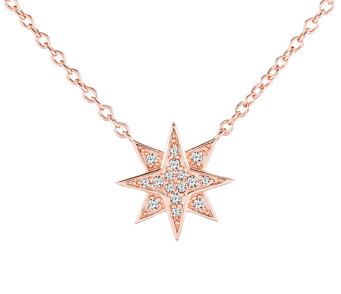 Stella Pendant in Rose Gold