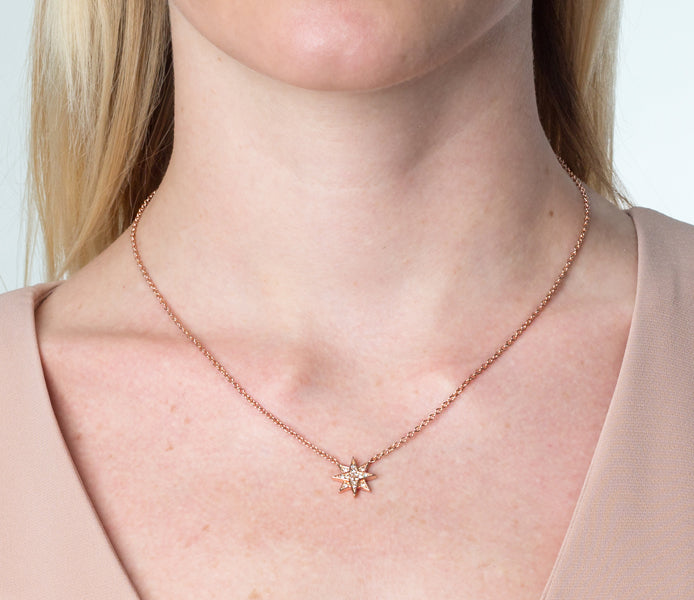 Stella Pendant in Rose Gold