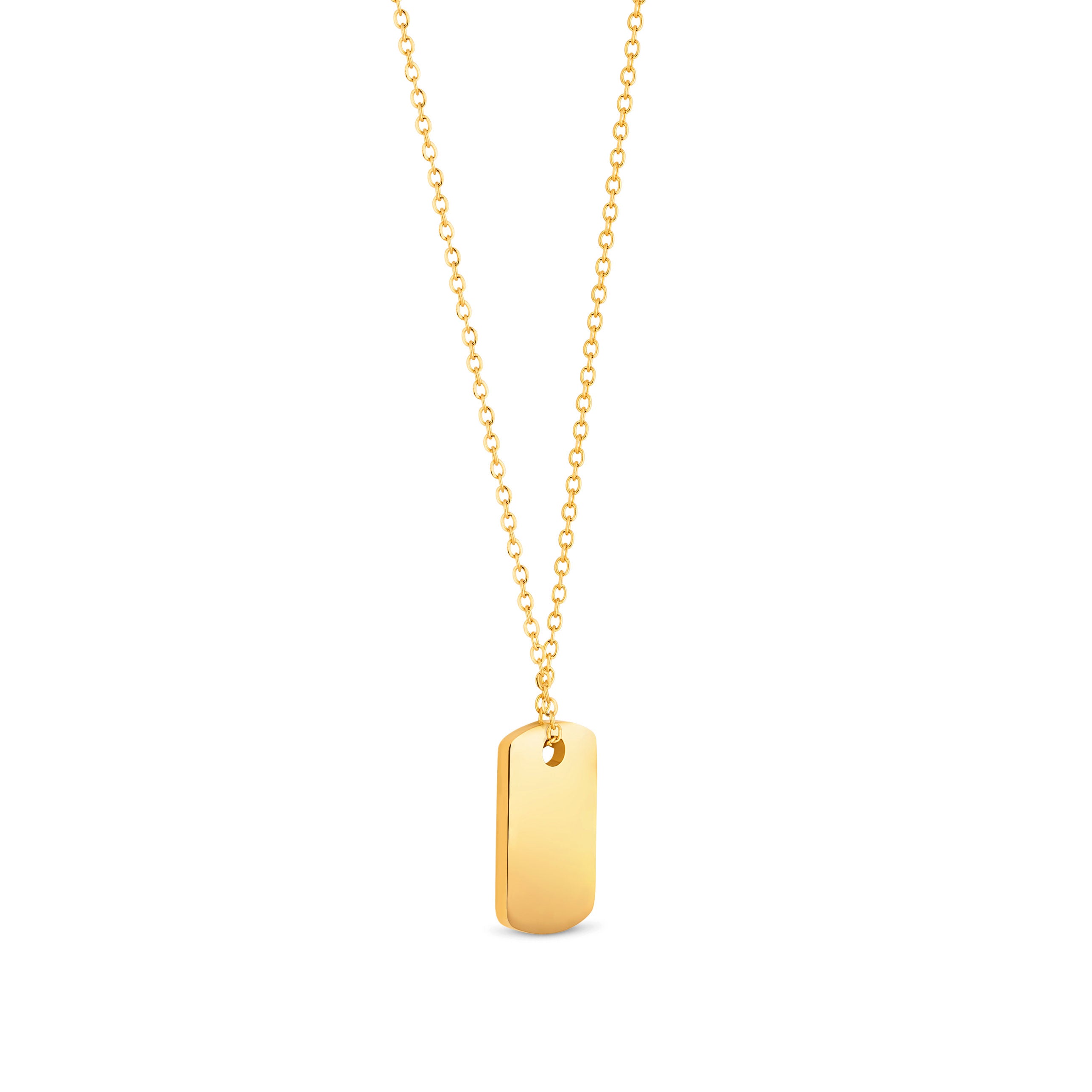 Tag Pendant - Gold