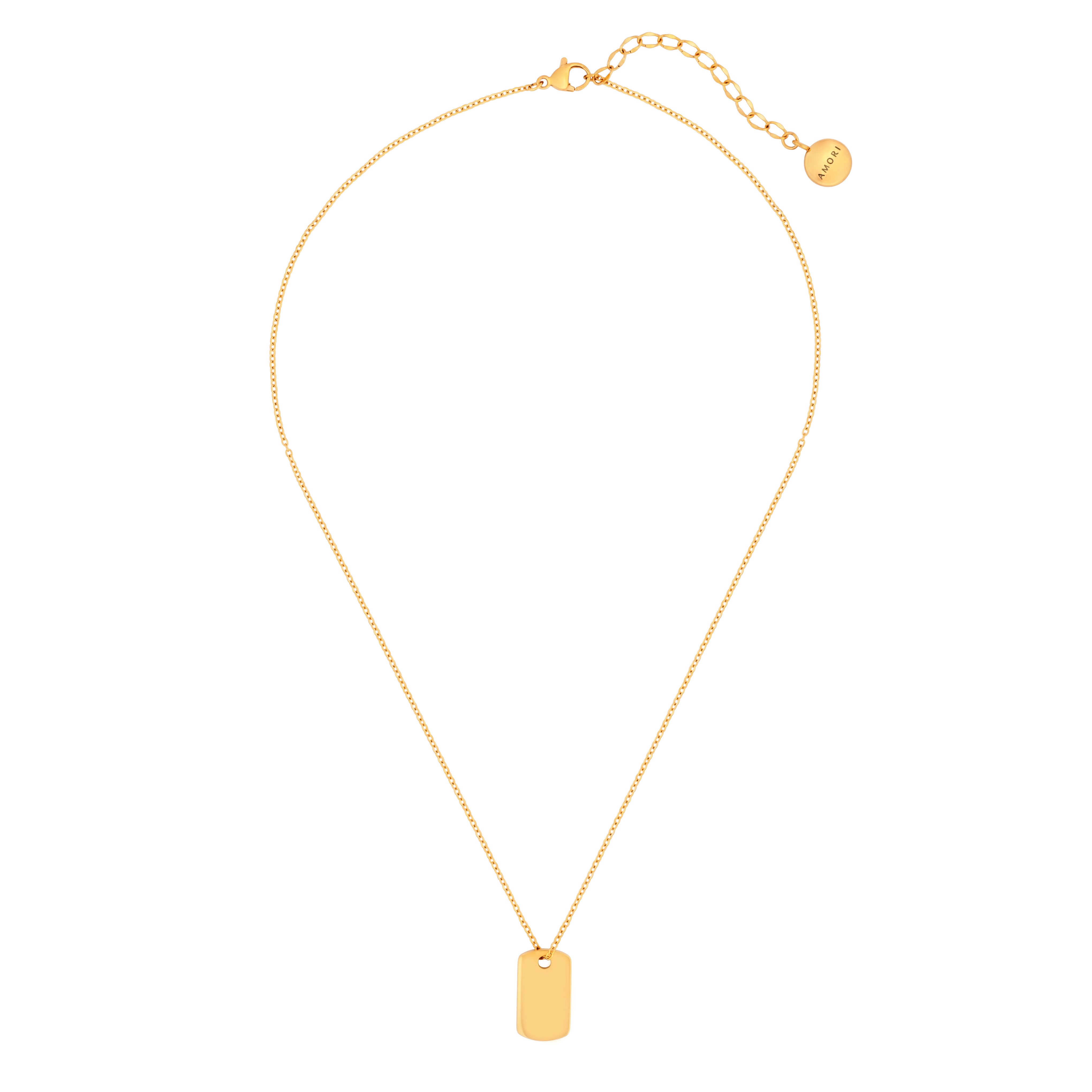 Tag Pendant - Gold