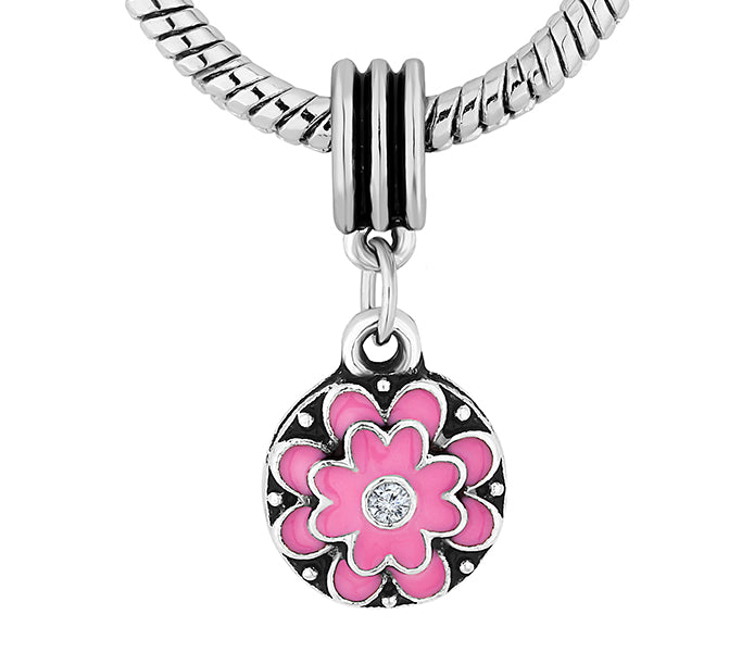 Treasure Bracelet in Floral Pink - Small Size
