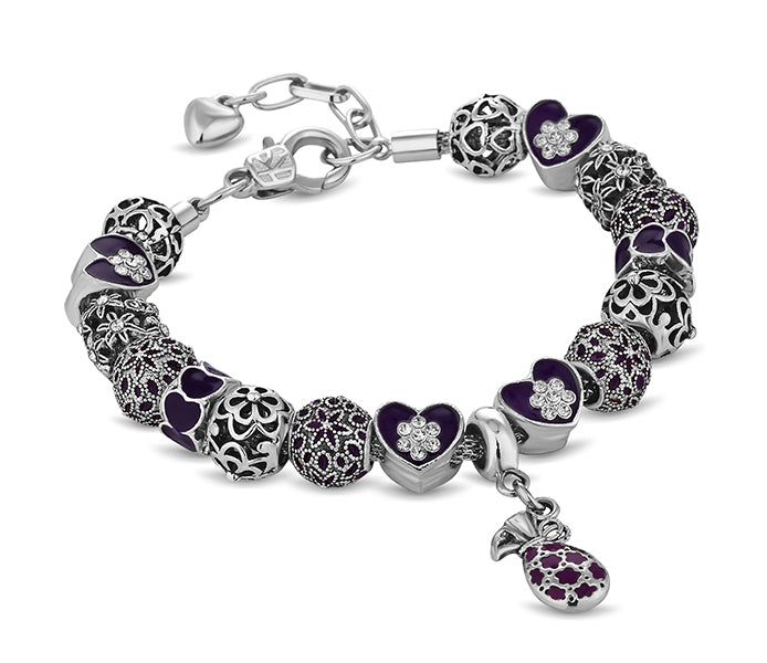 Treasure Bracelet in Purple