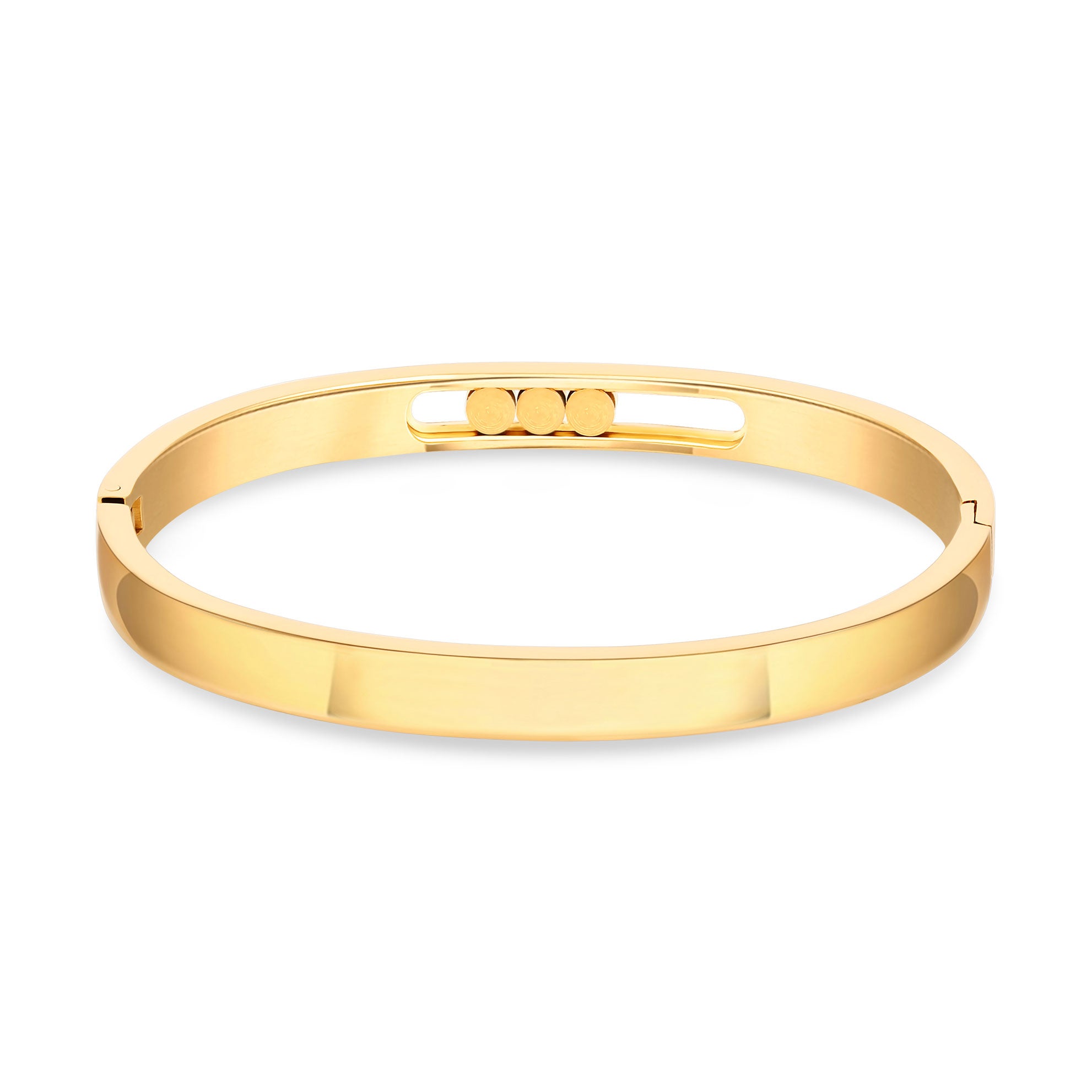 Trilogy Bangle - Gold