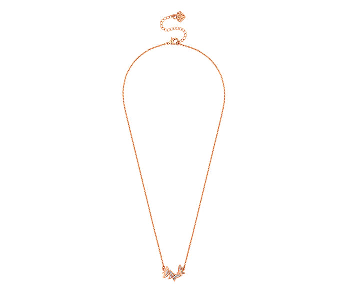 Trio Butterfly Pendant in Rose