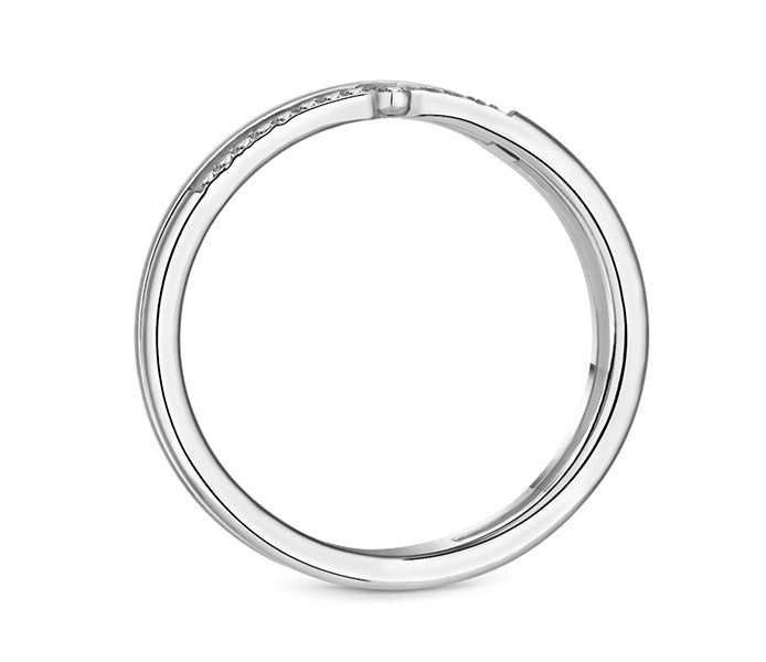 Truth Ring in Rhodium Plating