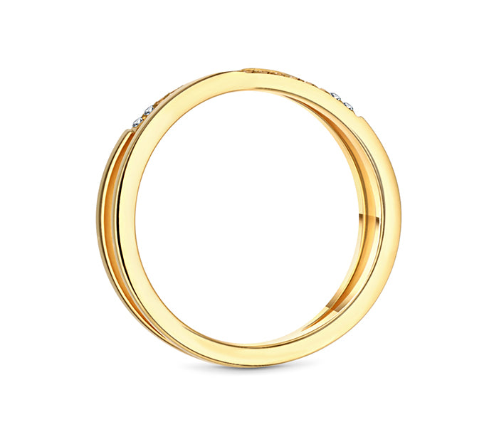 Woven Ring in gold plating