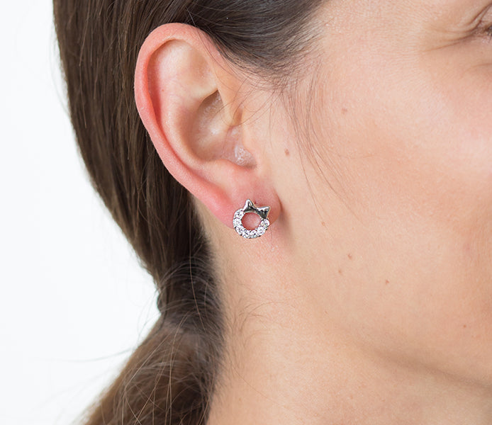 Wreath Stud Earrings