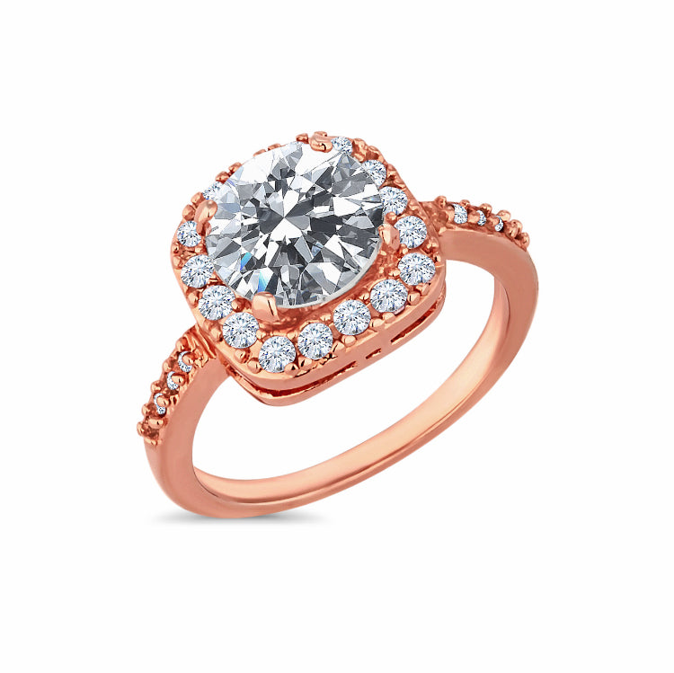 Affinity Ring in Rose Gold Plate (Large)