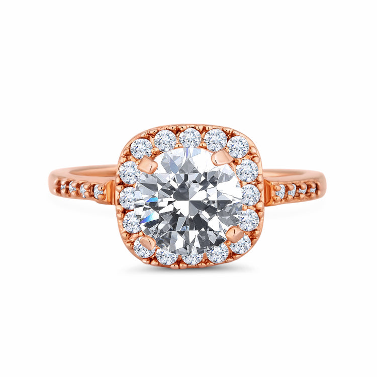 Affinity Ring in Rose Gold Plate (Large)