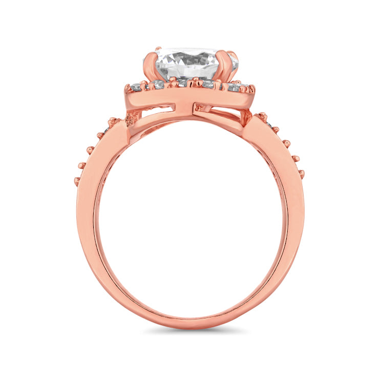 Affinity Ring in Rose Gold Plate (Medium)