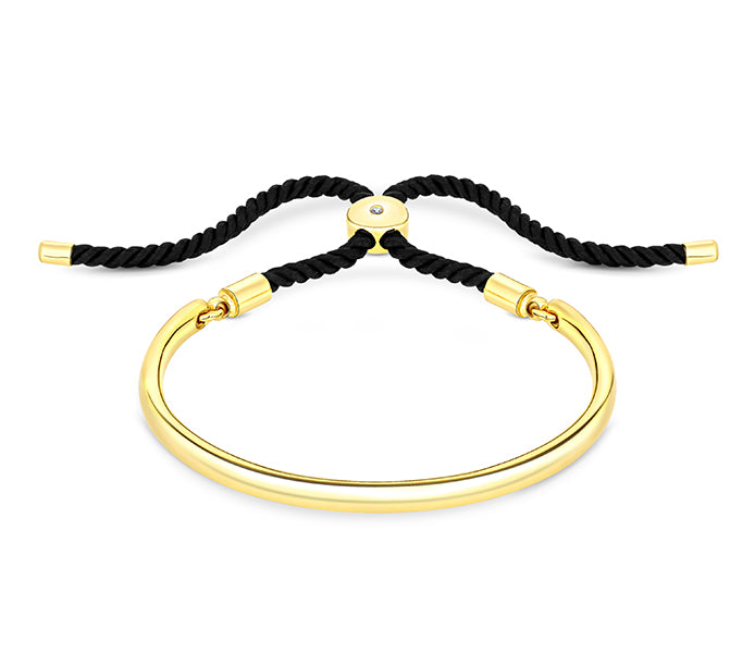 Bali Bracelet in Gold with Black